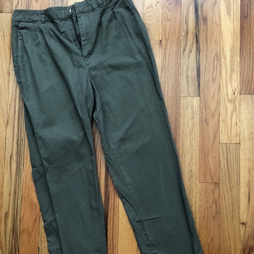 Green/khaki dress pants